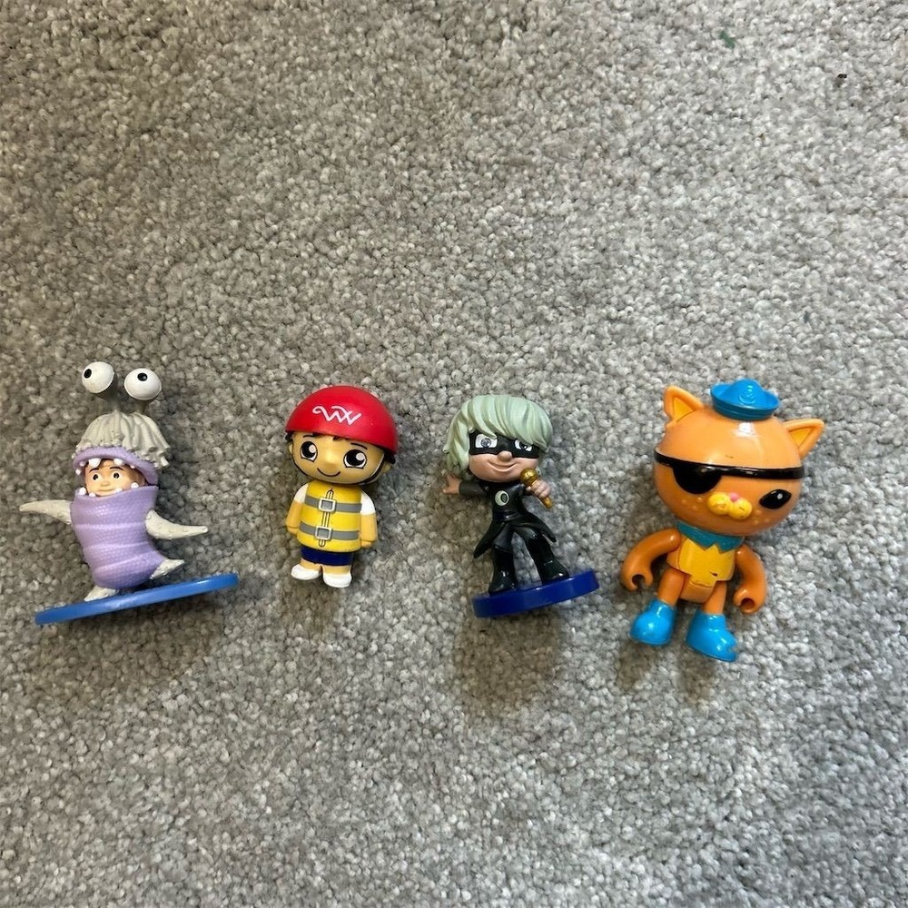 PJ Masks Collectible Mini Figures Lot of 4 Luna Girl 2" Action Figures